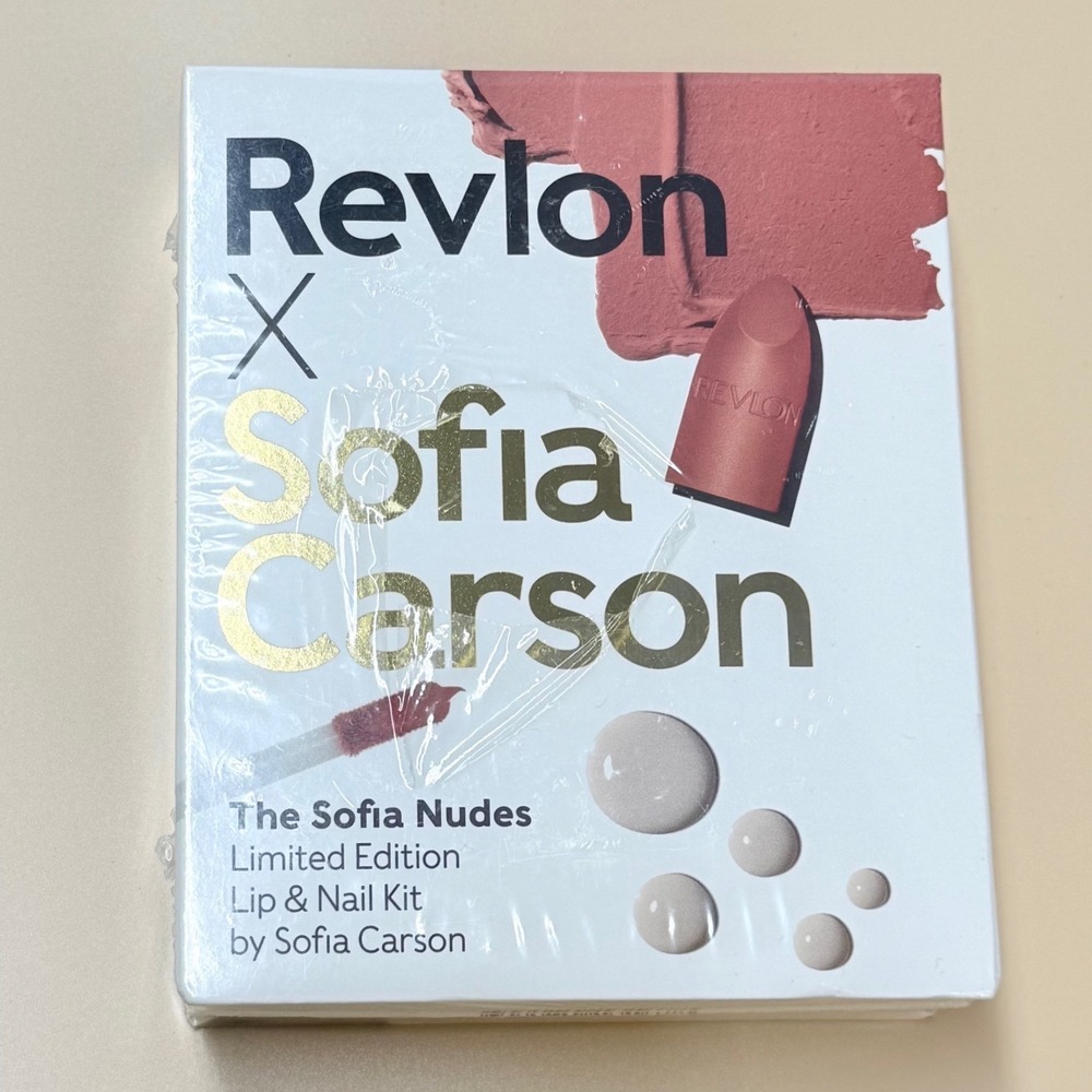 Revlon x Sofia Carson Nudes Lip & Nail Kit Obsessed Limited Edition NEW